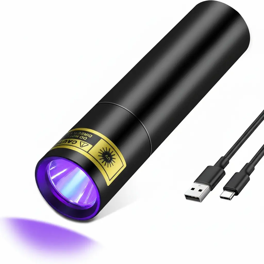 Torcia UV WOOD - Ricaricabile USB