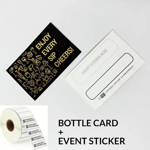 Card Bottle/Drink per tavoli